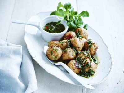 Boulettes de hachis de veau "chimichurri"