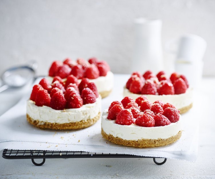 Cheesecake framboises et chocolat blanc